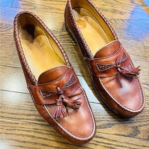 Allen Edmonds Maxfield Tassel Loafers Brown Leather Men’s 9.5 D Made in USA